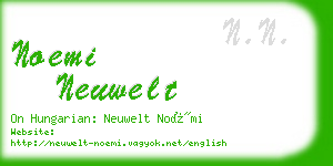 noemi neuwelt business card